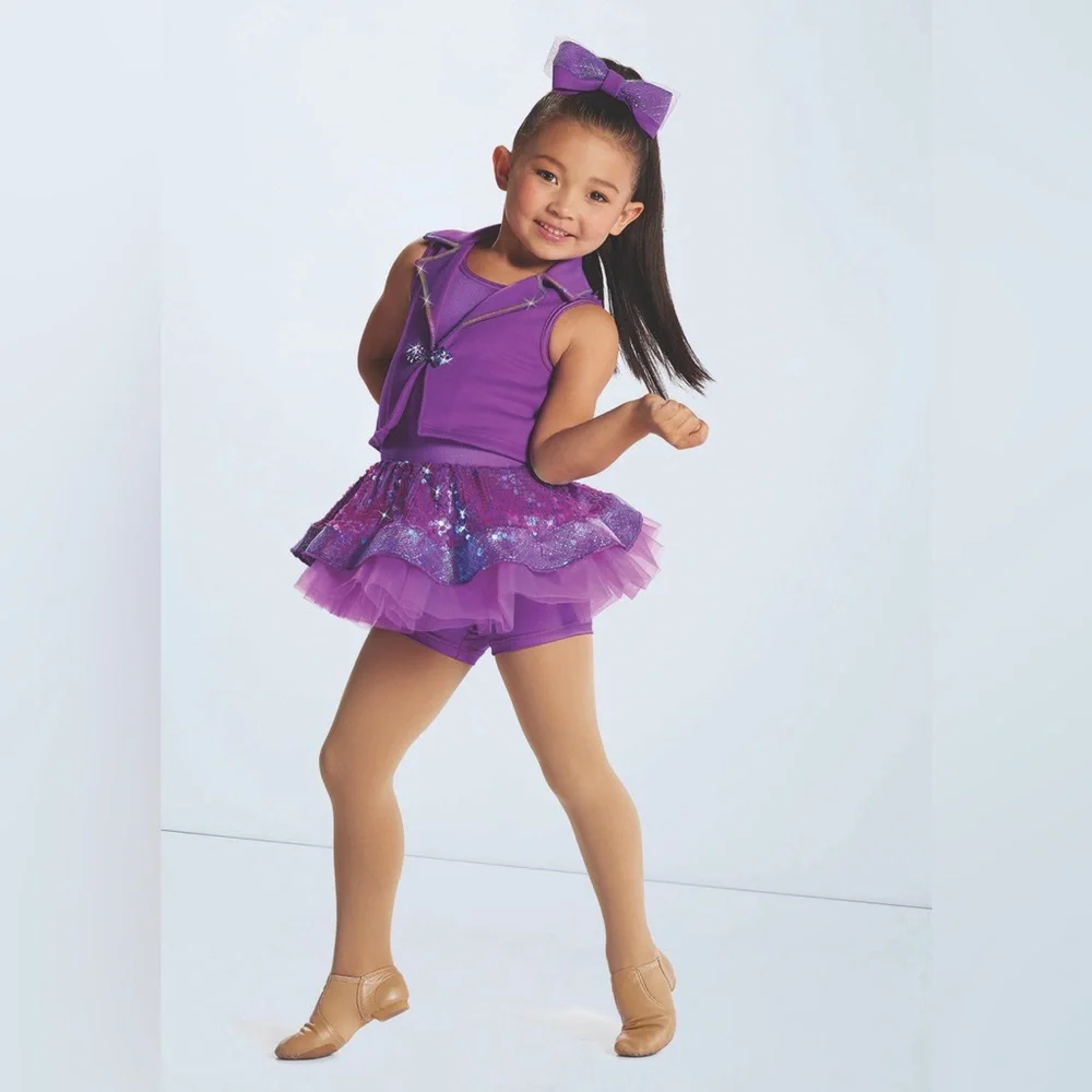 Weissman Dance Through The Day Electric purple size 7/8 New in packaging‎